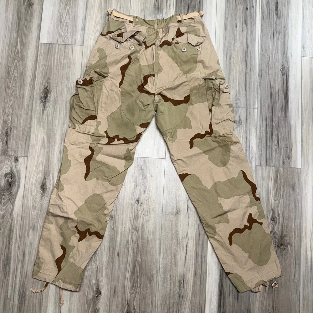 2X USGI 3 Color Desert Camo Combat Pants Medium Long Ripstop 8415-01-327-5336